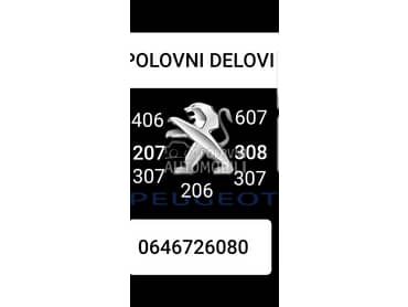 pezo 207 polovni delovi za Peugeot 207 od 2006. do 2009. god.