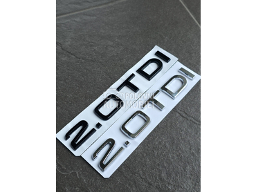 2.0 TDI oznaka gepeka NOVO za Audi Ostalo