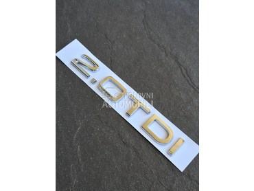 2.0 TDI sivi znak gepeka NOVO za Audi Ostalo
