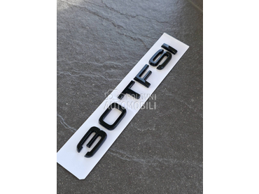 30 TFSI crna oznaka gepeka NOV za Audi Ostalo