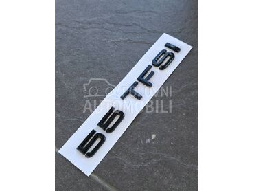 55 TFSI crna oznaka gepeka NOV za Audi Ostalo