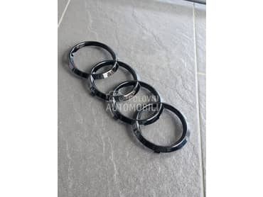 Sjaj crni prednji znak NOVO za Audi Ostalo