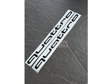 Quattro nalepnice za bokove za Audi Ostalo