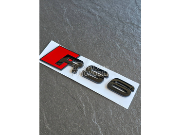 RS6 crna oznaka gepeka NOVO za Audi A6, A6 Allroad, RS6