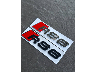 RS6 oznaka gepeka NOVO za Audi A6, A6 Allroad, RS6