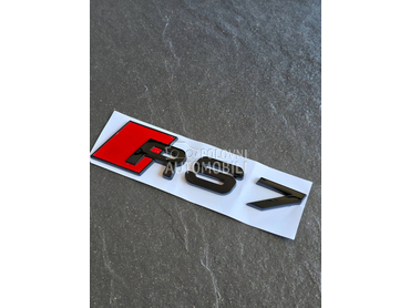 RS7 crna oznaka gepeka NOVO za Audi A7