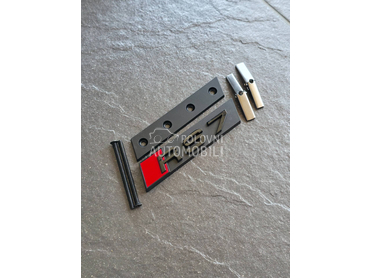 RS7 crna oznaka maske NOVO za Audi A7