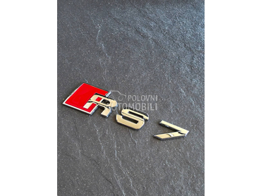 RS7 siva oznaka gepeka NOVO za Audi A7