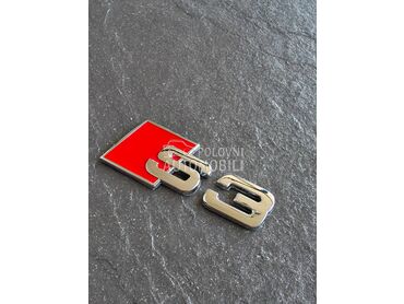 S3 siva oznaka gepeka NOVO za Audi A3, S3
