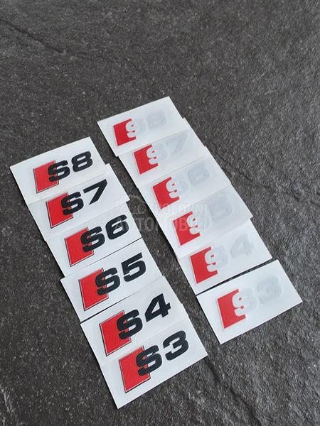 S3,S4,S5,S6, S7, S8 nalepnice