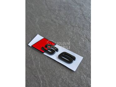 S6 crna oznaka gepeka NOVO za Audi A6, A6 Allroad, S6