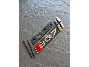 SQ7 siva oznaka maske NOVO za Audi Q7