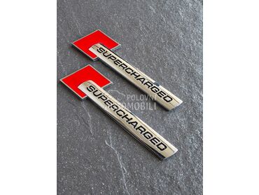 Supercharged oznake NOVO za Audi Ostalo