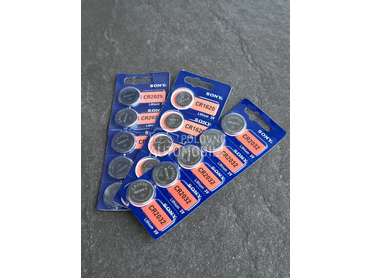 SONY baterija 1620, 2025, 2032  