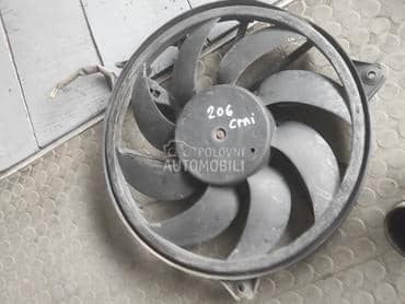 Ventilator hladnjaka za Peugeot 206