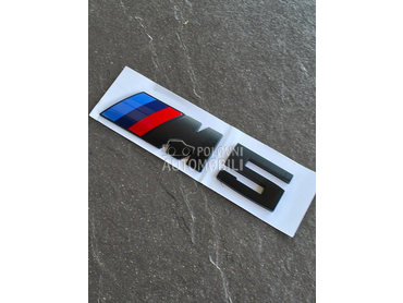 M5 znak gepeka crni NOVO za BMW 518, 520, 523 ...