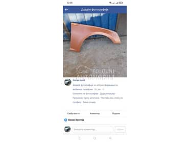 A5 DESNO KRILO za Audi A5 od 2016. do 2021. god.