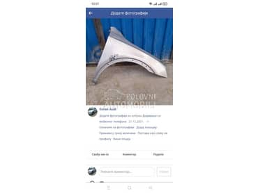 Q3   KRILO DESNO za Audi Q3 od 2015. do 2018. god.