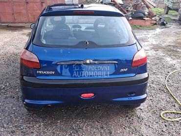 zadnji branik teget eged za Peugeot 206