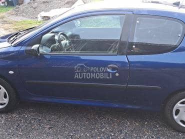 prednja leva vrata teget eged za Peugeot 206