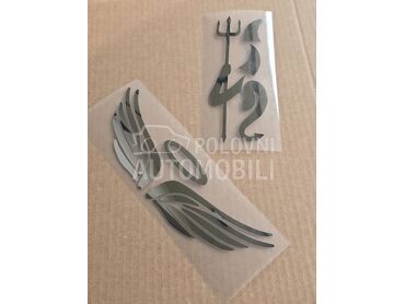 Djavo i andjeo nalepnica NOVO  