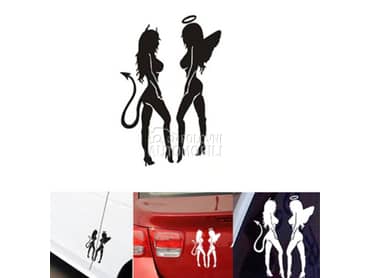 Djavolcica andjeo nalepnica  