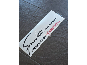 Abarth sports mind nalepnica za Fiat Ostalo