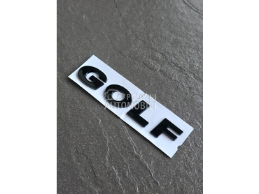 Golf crna oznaka gepeka NOVO za Volkswagen Golf 1, Golf 2, Golf 3 ...