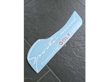Golf sports mind nalepnica za Volkswagen Golf 1, Golf 2, Golf 3 ...