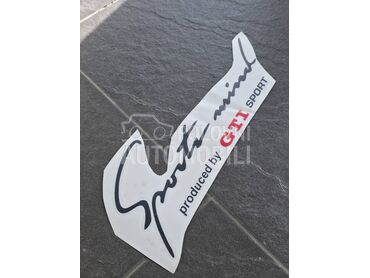 GTI sports mind nalepnica NOVO za Volkswagen Ostalo