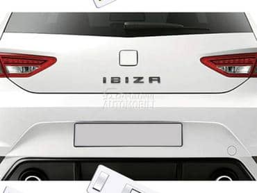 Ibiza sjaj crna oznaka gepeka za Seat Ibiza