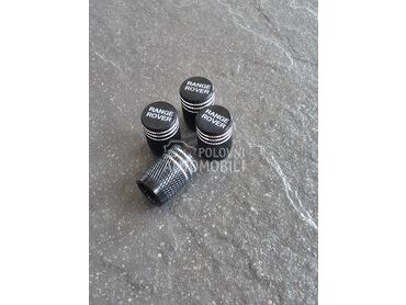 Crne okrugle kapice ventila za Land Rover Range Rover, Range Rover Sport, Range Rover Evoque