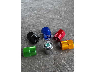 Zelene kapice ventila felni za Škoda Ostalo