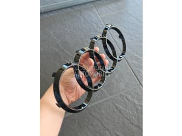 Q7, SQ7 prednji crni znak NOVO za Audi Q7, RS Q7