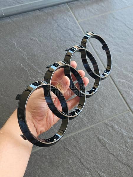 Q7, SQ7 prednji crni znak NOVO