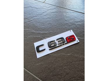 C63 s crna oznaka gepeka NOVO za Mercedes Benz C 180, C 200, C 220 ...