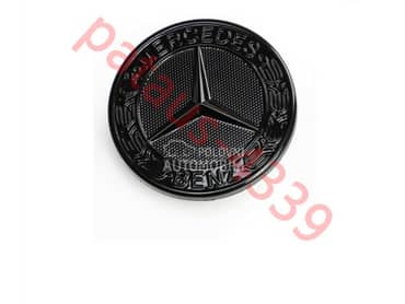 Sjaj crni prednji znak NOVO za Mercedes Benz Ostalo