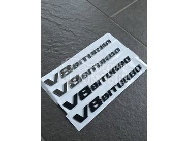 V8 biturbo bocne oznake NOVO za Mercedes Benz Ostalo