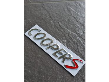 Cooper S siva zadnja oznaka za MINI Cooper, Cooper S, John Cooper Works