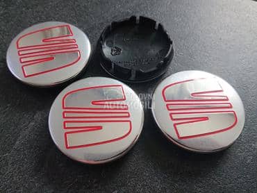 NOVO cepovi felni 56mm SREBRNI za Seat Alhambra, Altea, Arosa ...