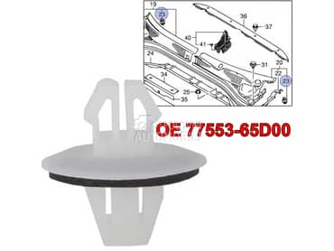 Žabice bočne lajsne i rubova za Toyota Previa, RAV 4