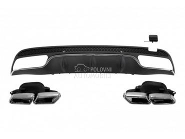 w205 C63 Difuzor AMG za Mercedes Benz C 180, C 200, C 220 ... od 2013. do 2020. god.