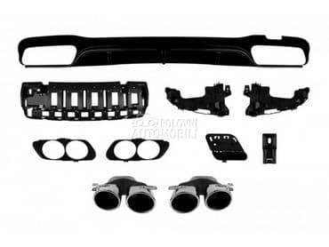 Difuzor AMG E53 W213 za Mercedes Benz E 200, E 220, E 230 ... od 2016. do 2023. god.