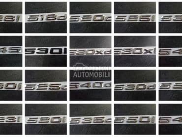 NOVO oznake gepeka za seriju 5 za BMW 518, 520, 523 ...