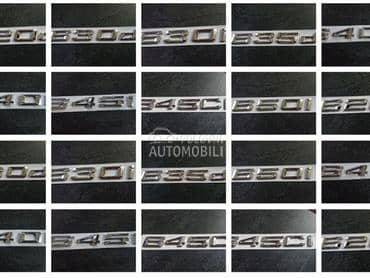 NOVO oznake gepeka za seriju 6 za BMW 630, 635, 645 ...