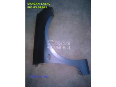 Blatobran i krilo za Peugeot 307 od 1996. do 2011. god.