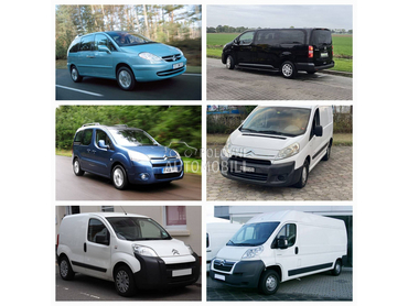 Delovi za Citroen Berlingo, C8, Evasion ...