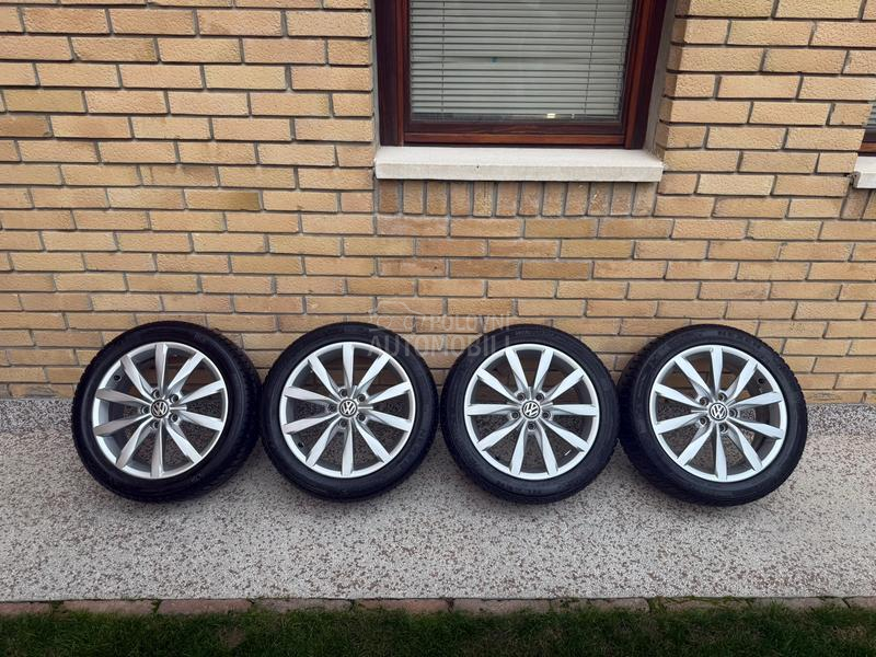 Aluminijumske felne VW Golf 7  NOVE GUME 17" 5 x 112