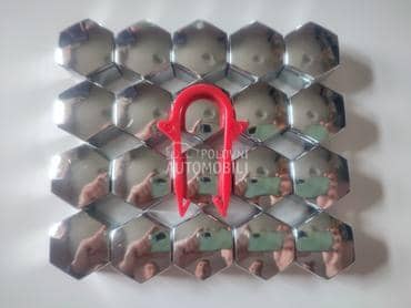 Ukrasne kapice šrafova 22mm hrom  