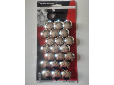 Ukrasne kapice šrafova 19mm hrom  